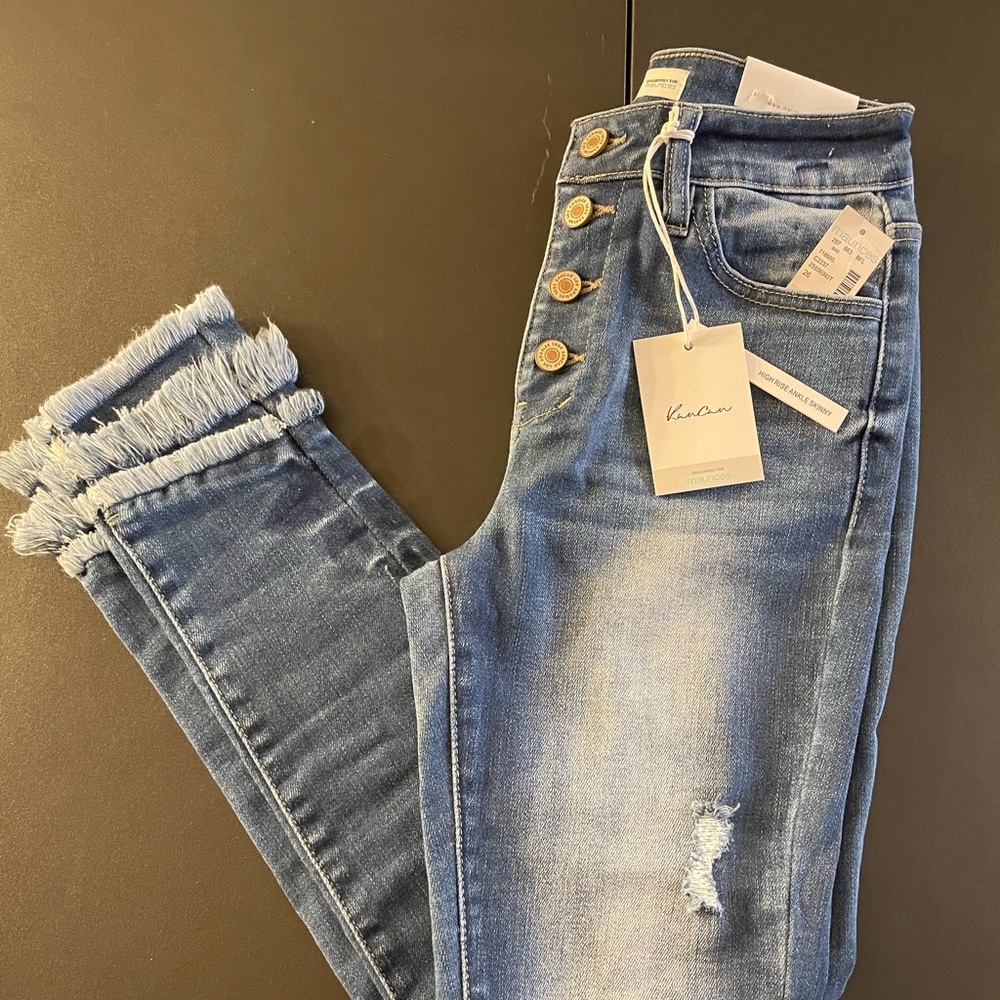 KanCan High Rise Ankle Skinny Jean